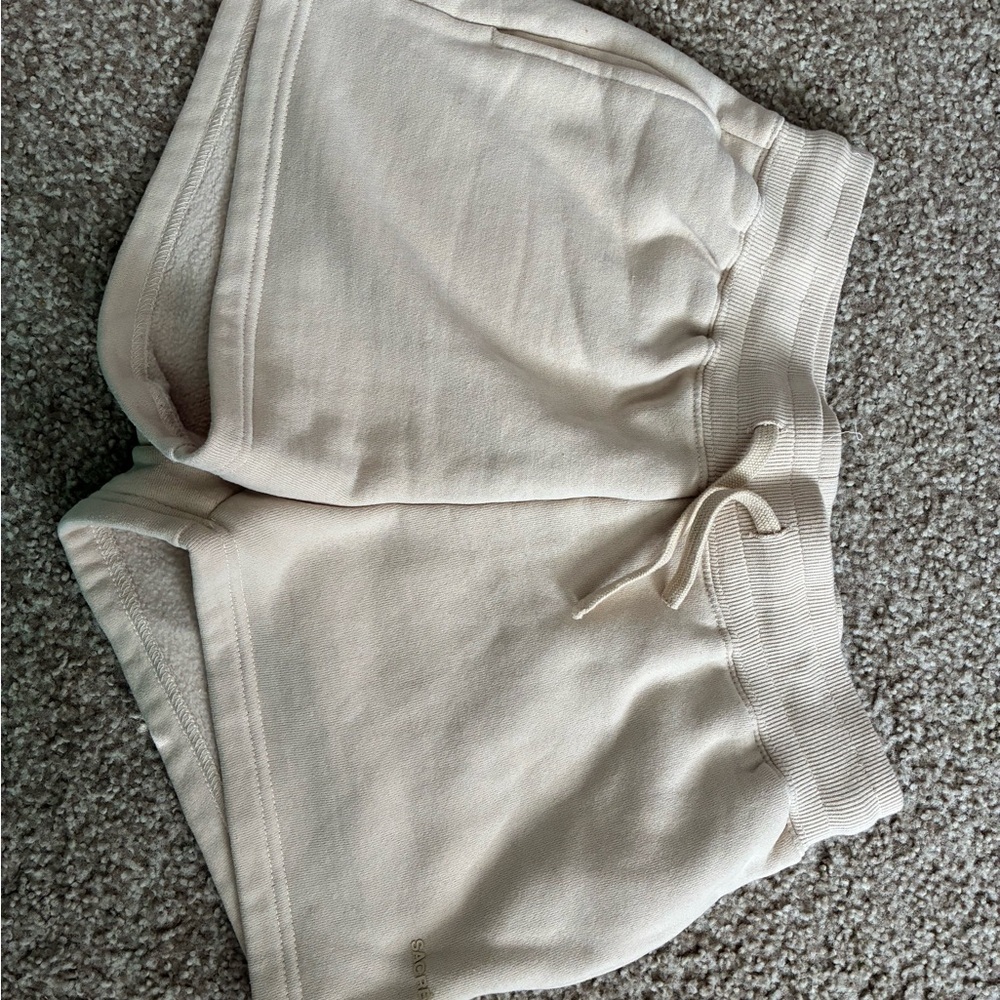 Sacré Cream Shorts